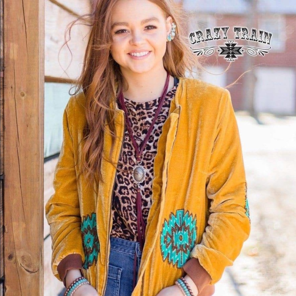 Crazy train bomber jacket